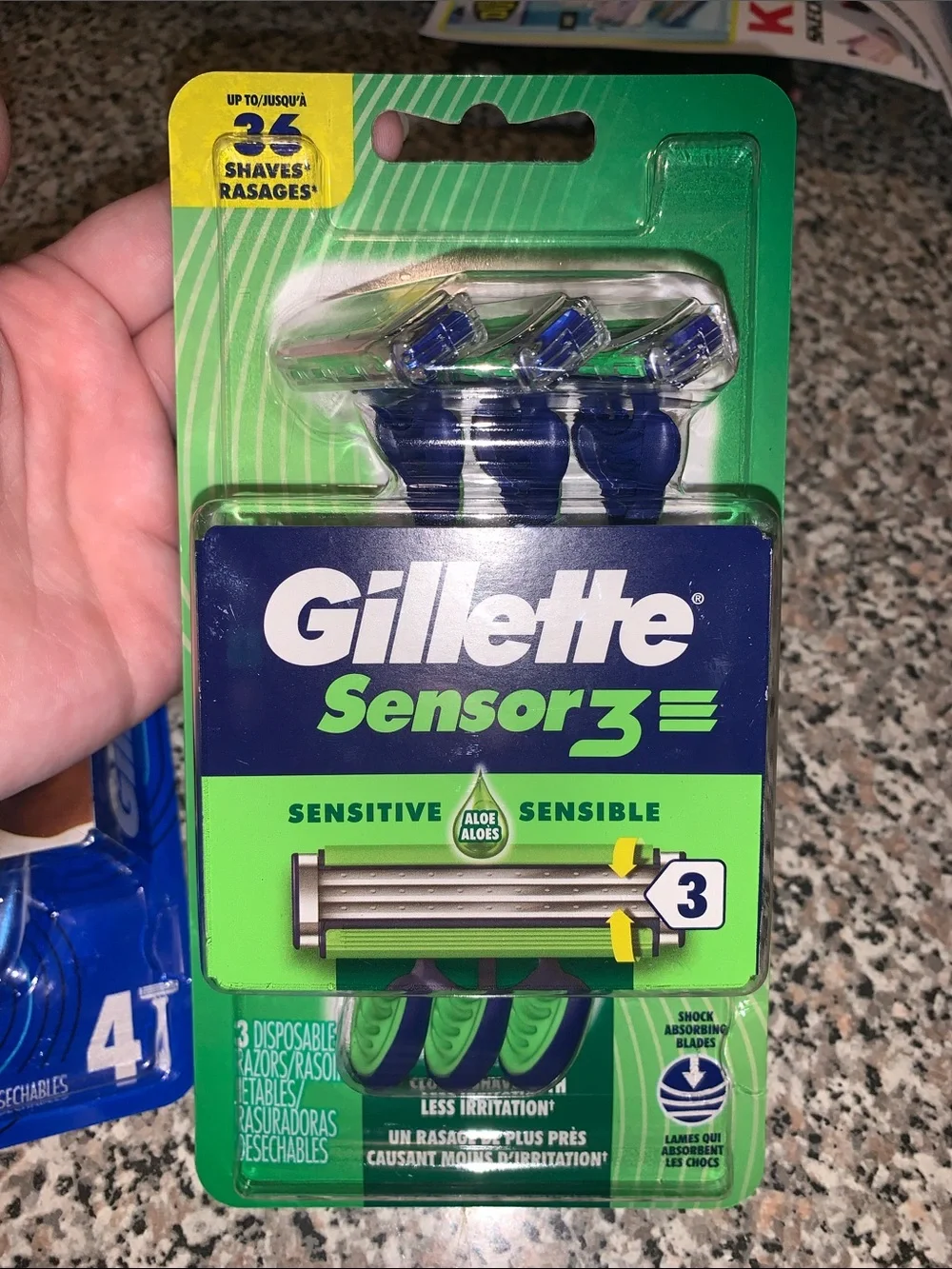 Gillette Sensor 3 & Gillette Skinguard Sensitive Shaving Pack of 7 Razors